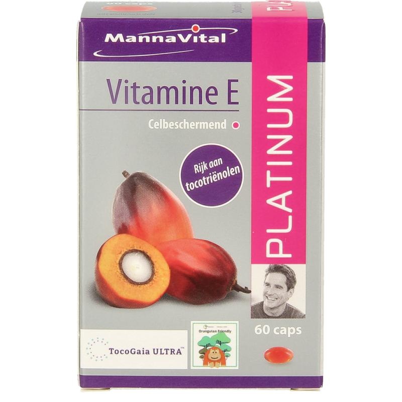 Mannavital Vitamin E Platin (60 Caps)