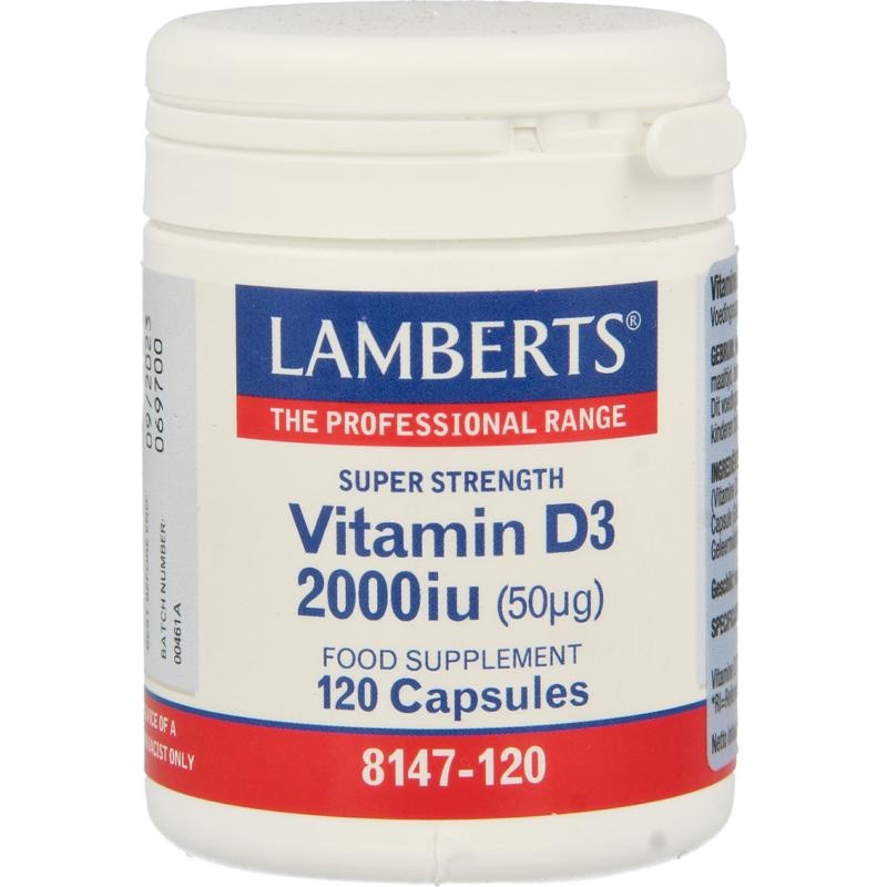 Lamberts Vitamin D3 2000IE (120 Caps)