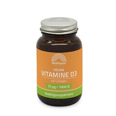 Mattisson Veganes Vitamin D3 25µg/1000IE (120 Caps)