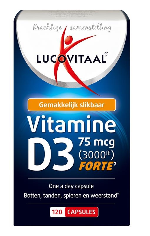 Lucovitaal Vitamin D3 75µg (120 Caps)
