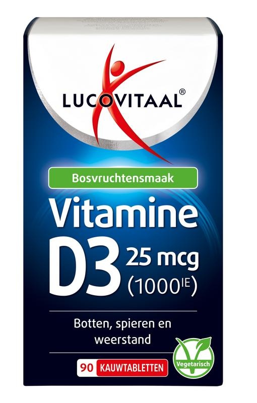 Lucovitaal Lucovitaal Vitamin D3 25µg (90 Kautab)
