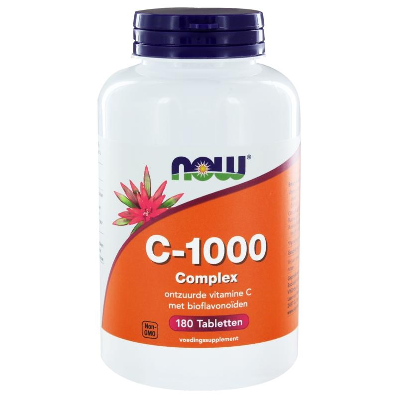 NOW NOW Vitamin C 1000 mg Komplex (180 Tab)
