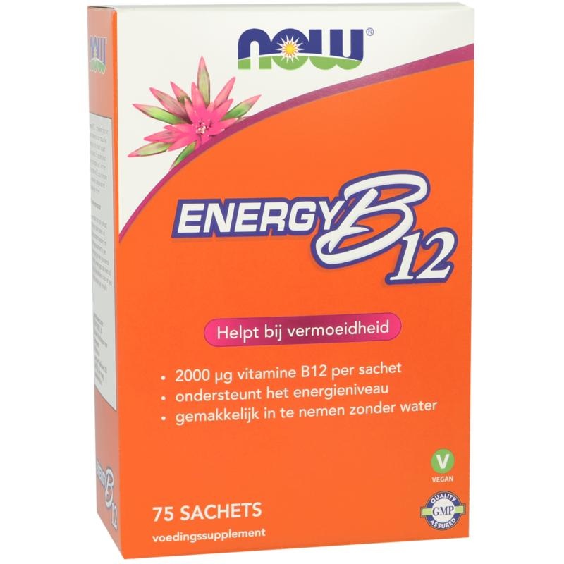 NOW Energy B12 2000 µg (75 Beutel)