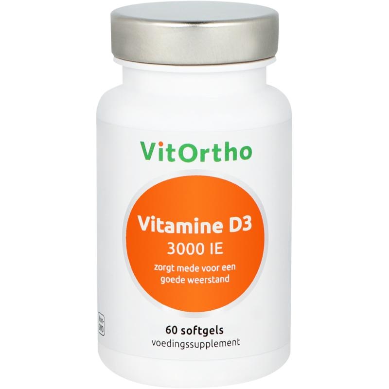 Vitortho Vitamin D3 3000IE (60 Caps)