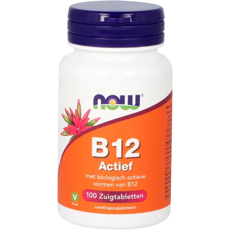 NOW NOW Vitamin B12 aktiv (100 Lutschtab)