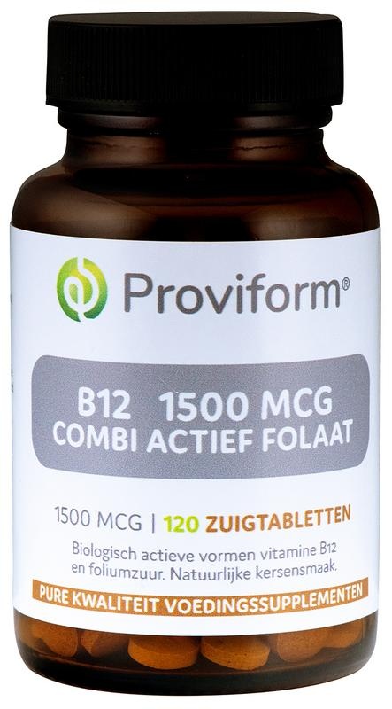 Proviform Vitamin B12 1500µg kombiaktives Folat (120 Lutschtab)