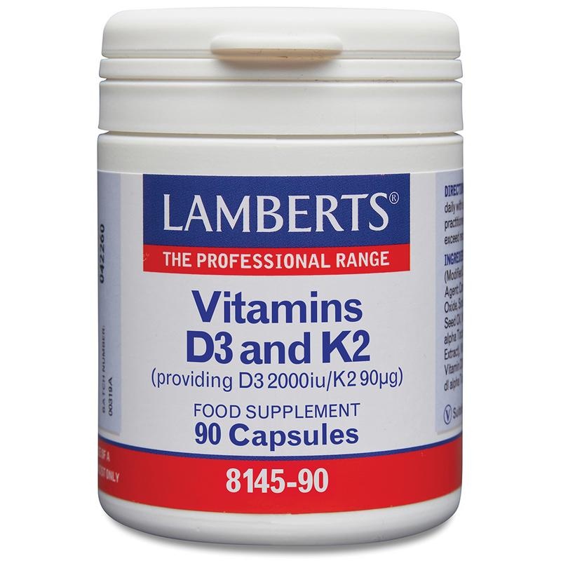 Lamberts Lamberts Vitamin D3 2000IE und K2 90µg (90 Caps)