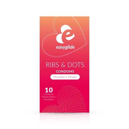 Easyglide Easyglide Kondome Rippen und Punkte (10 Stück)