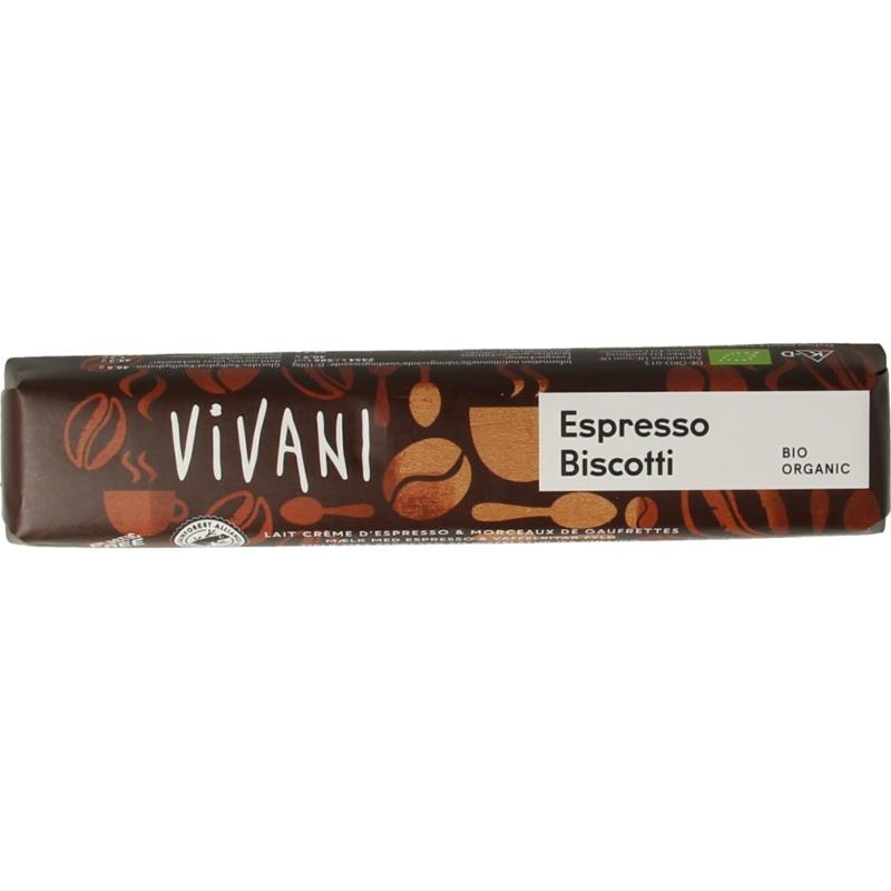 Vivani Chocolate To Go Espresso Biscotti Bio (40 Gramm)