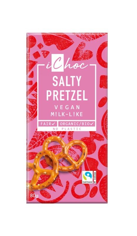 Ichoc Salzbrezel Bio (80 Gramm)