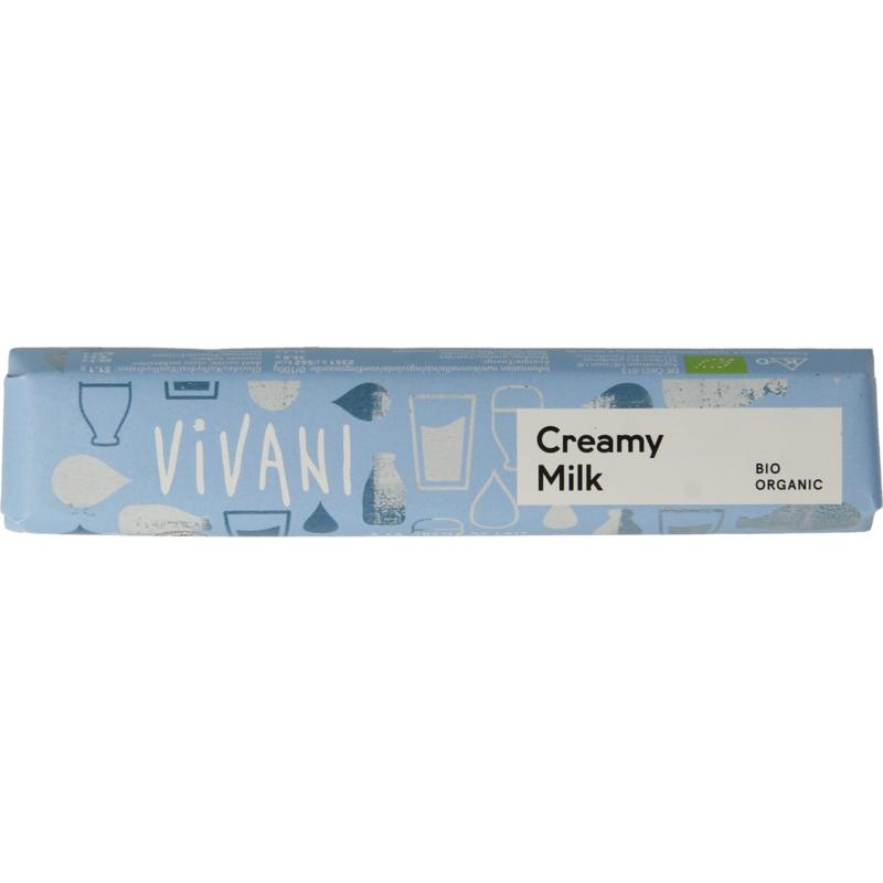 Vivani Chocolate To Go cremige Milch Bio (40 Gramm)