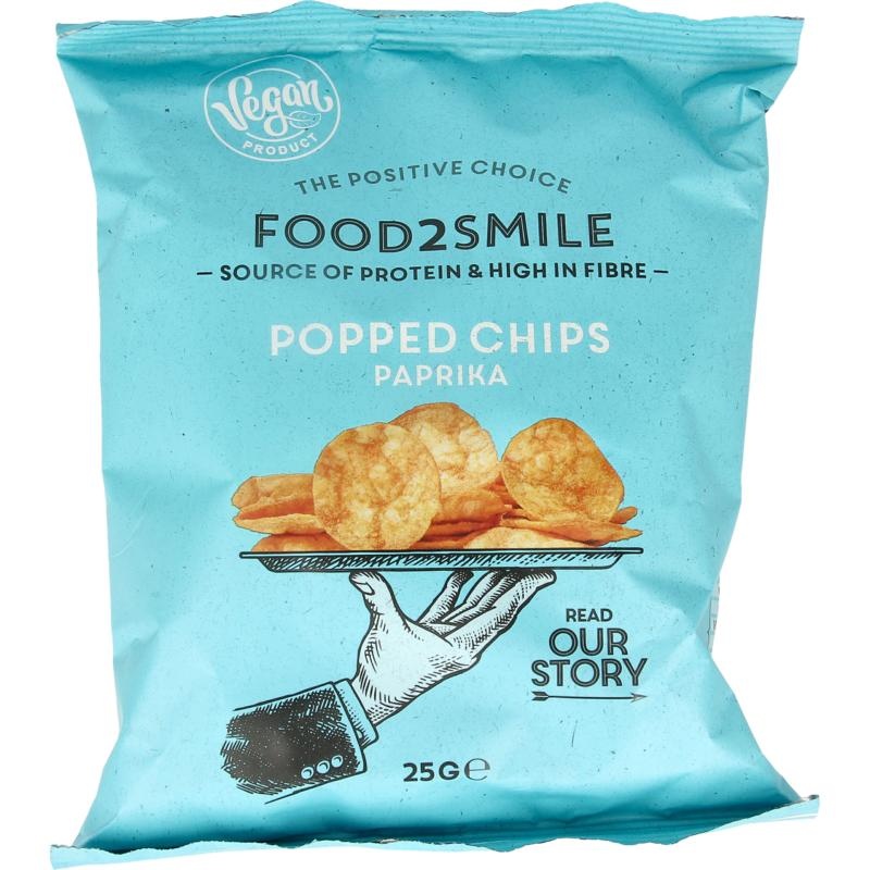 Food2Smile Popped Chips Paprika (25 Gramm)