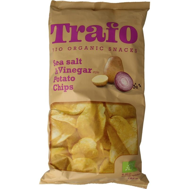 Trafo Chips handgekochtes Salz & Essig Bio (125 Gramm)