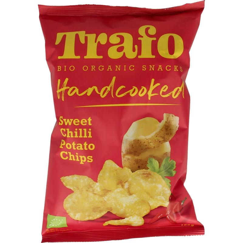 Trafo Chips handgekochtes süßes Chili Bio (125 Gramm)