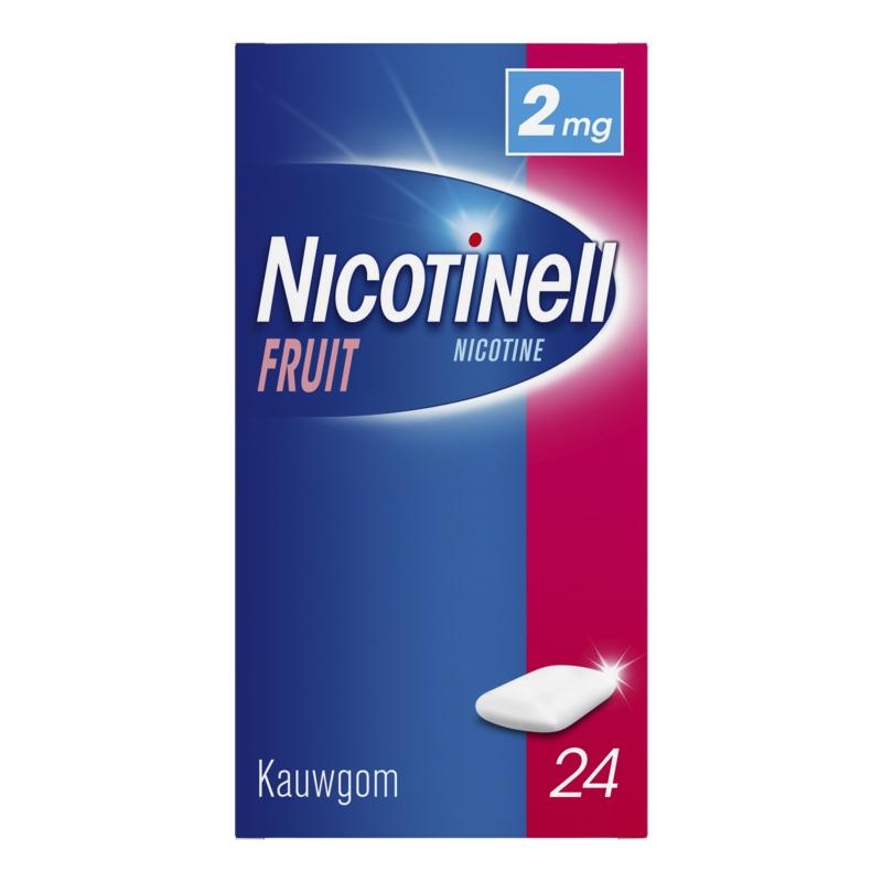 Nicotinell Kaugummi Frucht 2 mg (24 Stück)