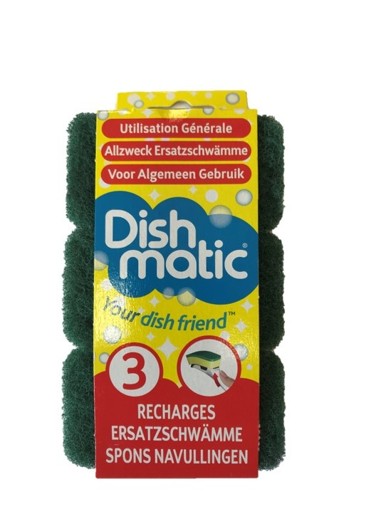 Dishmatic Nachfüllschwamm grob (3 Stück)
