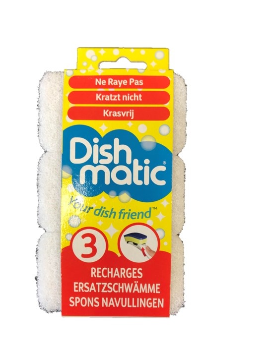 Dishmatic Nachfüllschwamm kratzfrei (3 Stück)