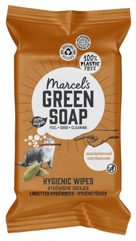 Marcel's GR Soap Reinigungstücher Sandelholz & Kardamom (60 Stück)