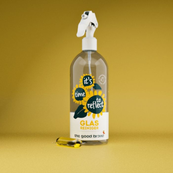 The Good Brand Glass Cleaner Sprühflasche + 1 Pod (500 Ml)