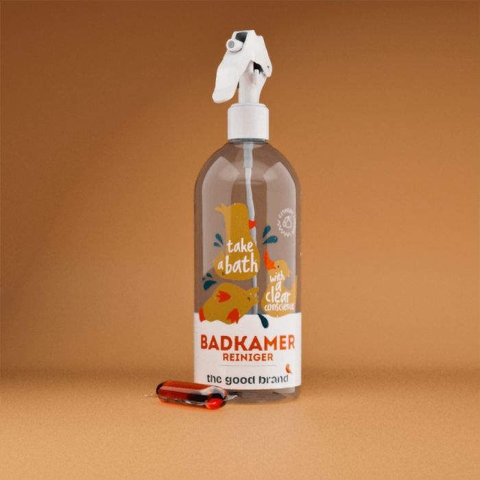 The Good Brand Badezimmerreiniger-Sprühflasche + 1 Pod (500 Ml)