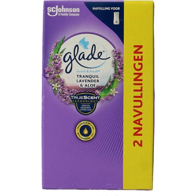 Glade Touch & Fresh Nachfüllduo Lavendel / Aloe (2 Stück)