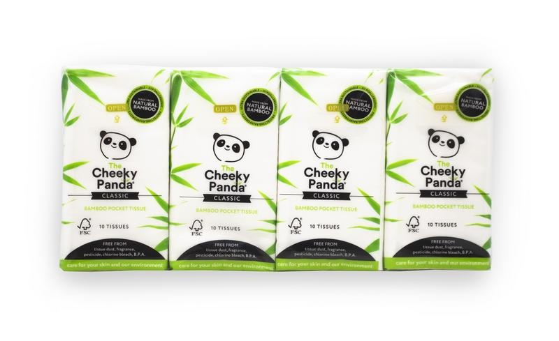 The Cheeky Panda Bamboo Taschentücher 8 x 10 Stück (8 Stück)