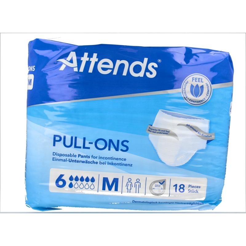 Attends Pull-ons 6 Größe M (18 Stück)