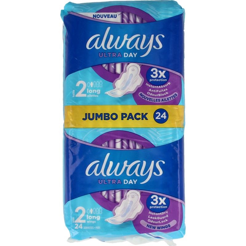Always Always Damenbinden Ultra Day Long (24 Stück)