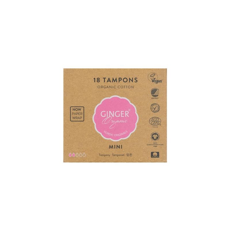 Ginger Organic Ingwer Bio-Tampon mini (18 Stück)