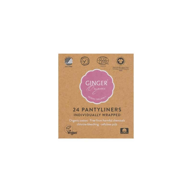 Ginger Organic Slipeinlagen einzeln verpackt (24 Stück)