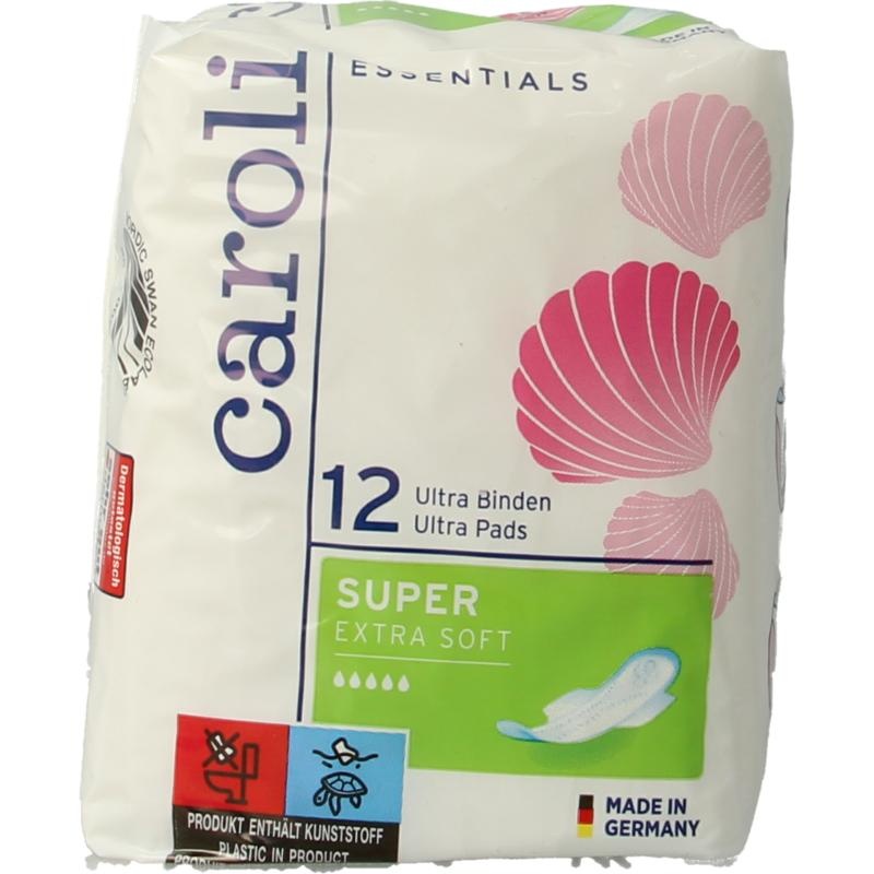 CaRoli Damenbinden Ultra Super Plus (12 Stück)