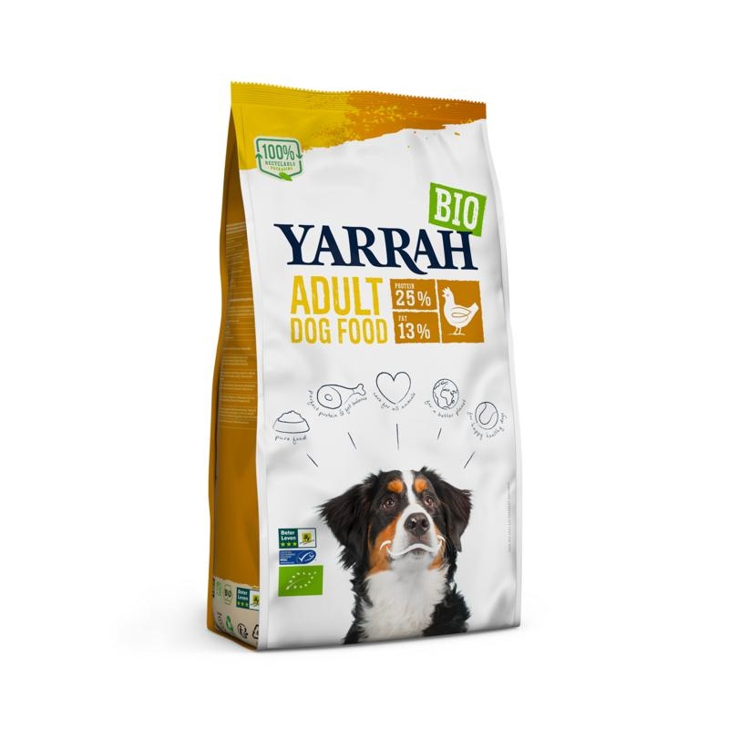 Yarrah Adult Hundefutter mit Huhn Bio MSC (2000 Gramm)