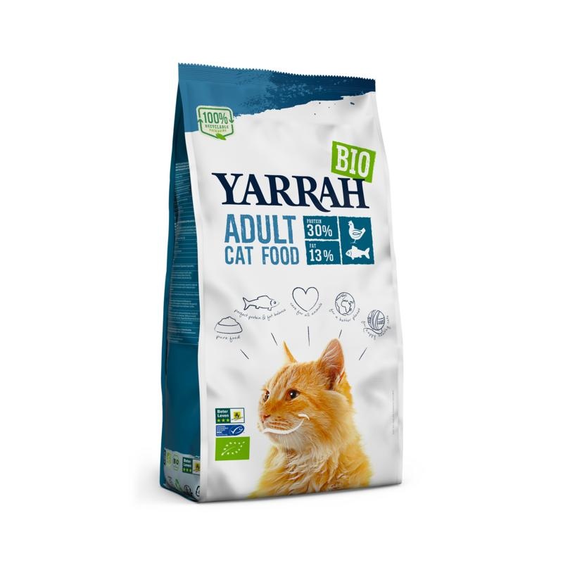 Yarrah Adult Katzenfutter mit Bio-Fisch (2400 Gramm)