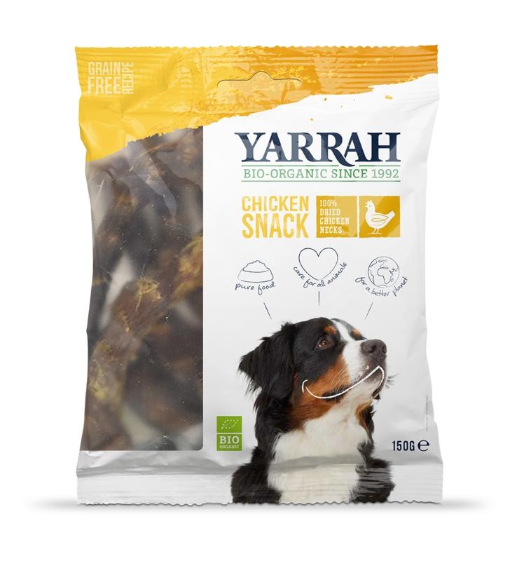 Yarrah Yarrah Dog Hähnchenhälse Bio (150 Gramm)