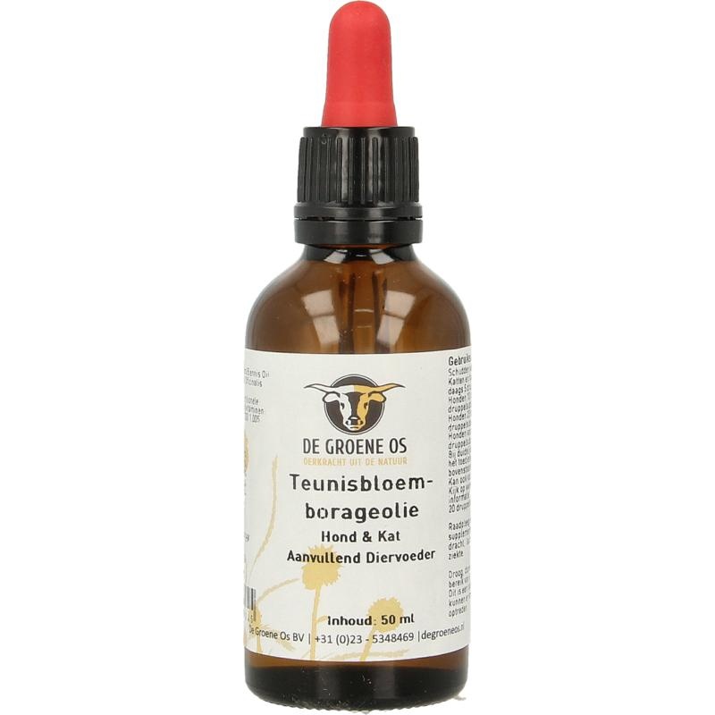 Groene Os Grüner Ochsen Nachtkerzen-Borretschöl Hund/Katze (50 Ml)
