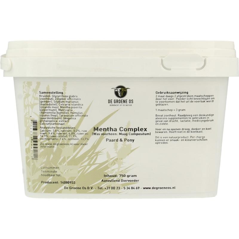 Groene Os Green Os Mentha Komplex Pferd/Pony (750 Gramm)