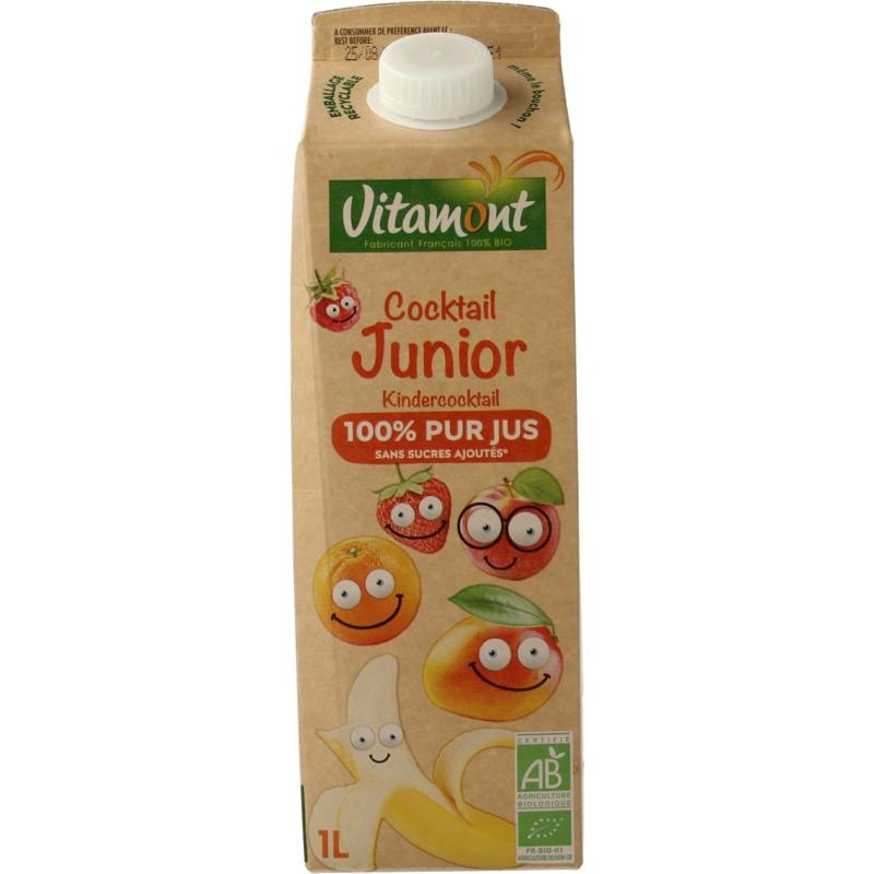 Vitamont Vitamont Kindercocktail 100 % reiner Saft in Bio-Packung (1 Liter)