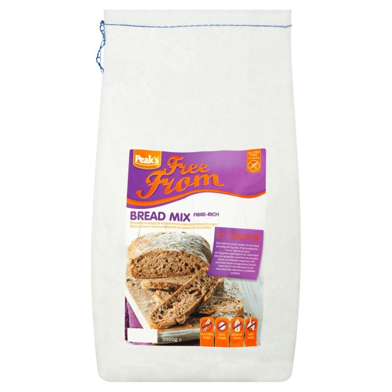 Peak's Peak's Brotmischung mit hohem Ballaststoffgehalt, glutenfrei (5 kg)
