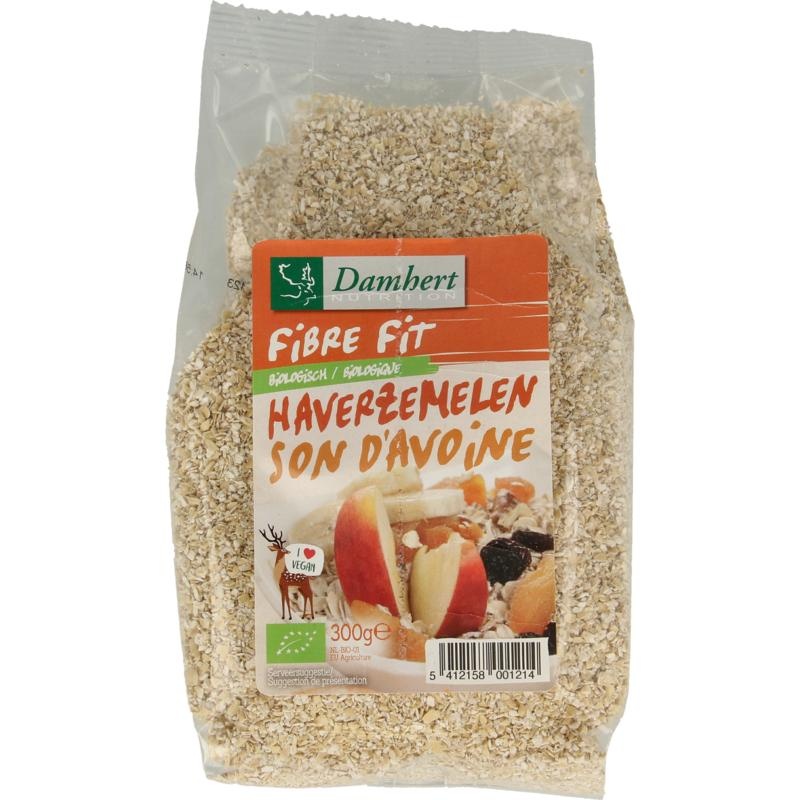 Damhert Fibre Fit Haferkleie Bio (300 Gramm)