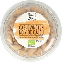 Nice & Nuts Cashewnüsse mit Meersalz geröstet Bio (175 Gramm)