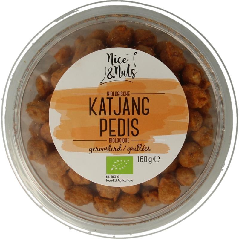 Nice & Nuts Erdnüsse mit gerösteten Katjang Pedis aus biologischem Anbau (160 Gramm)