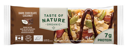 Taste Of Nature Dunkle Schokolade Kokosnuss Bio (40 Gramm)