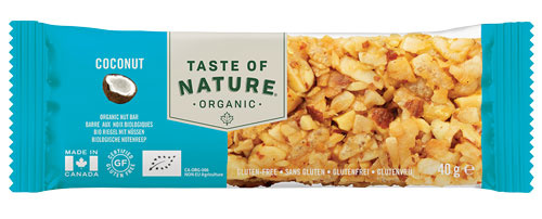 Taste Of Nature Kokos-Müsliriegel Bio (40 Gramm)