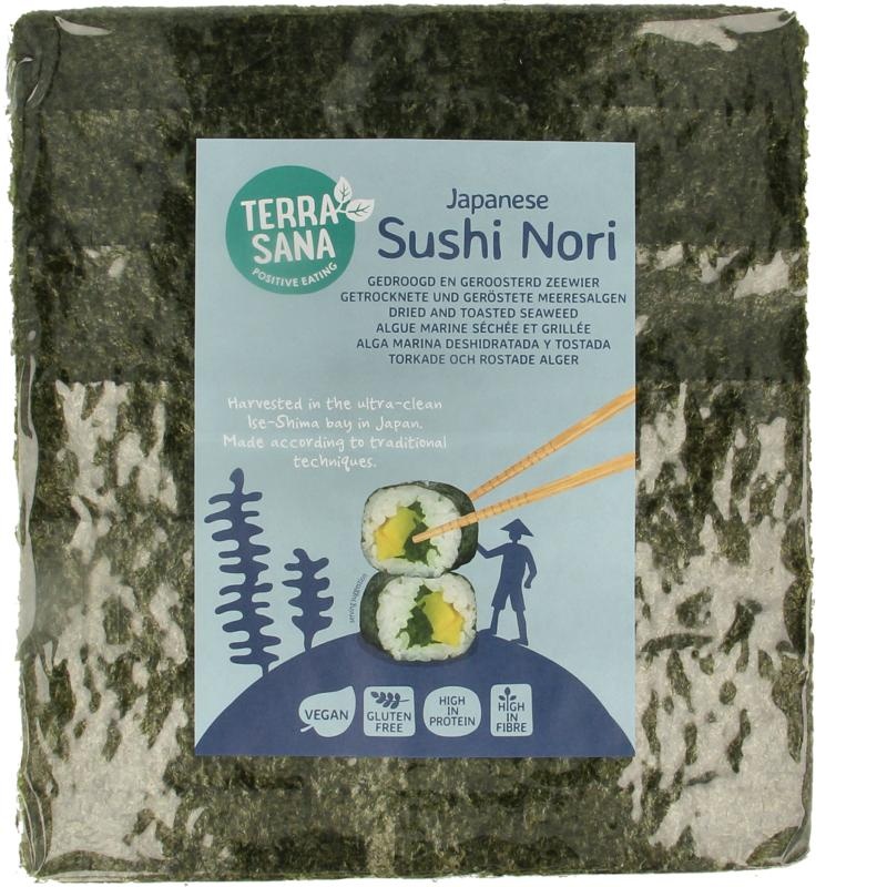 Terrasana Terrasana Sushi Nori geröstet 50 Stück (125 Gramm)