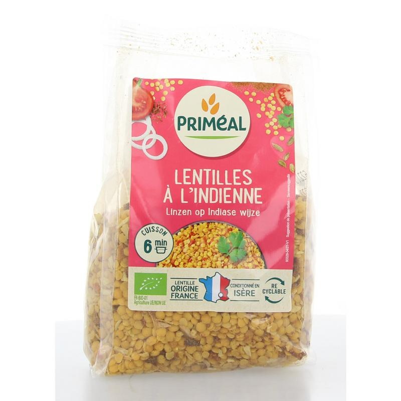 Primeal Primeal Linsen nach indischer Art Bio (300 Gramm)