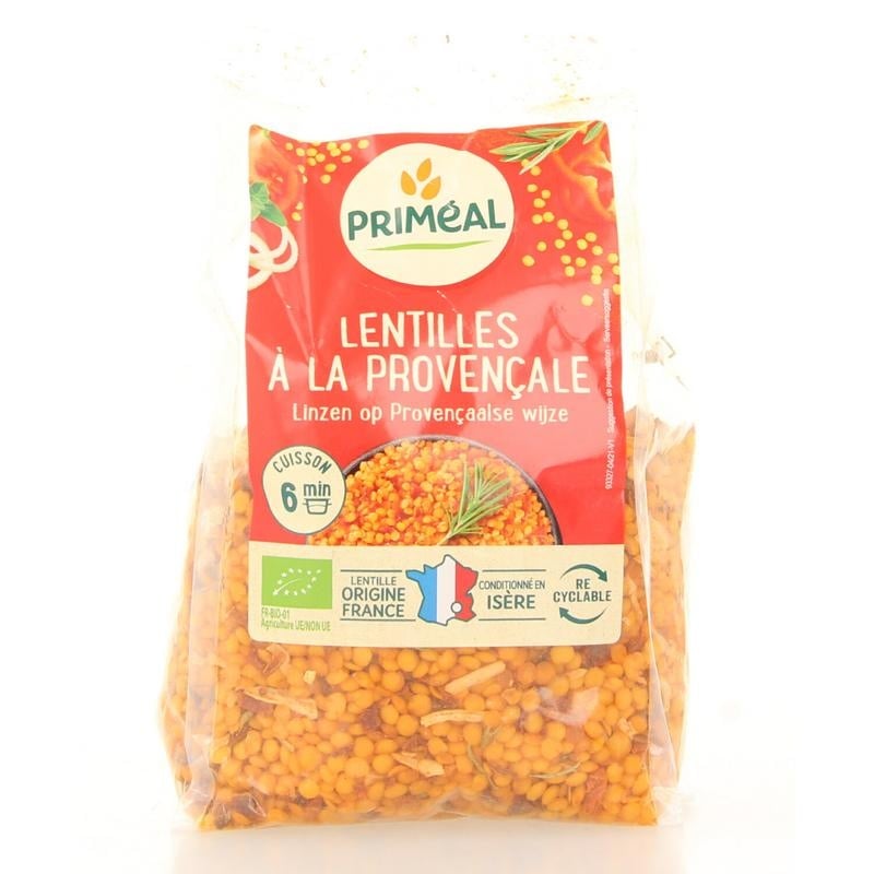 Primeal Primeal-Linsen nach provenzalischer Art, biologisch (300 Gramm)