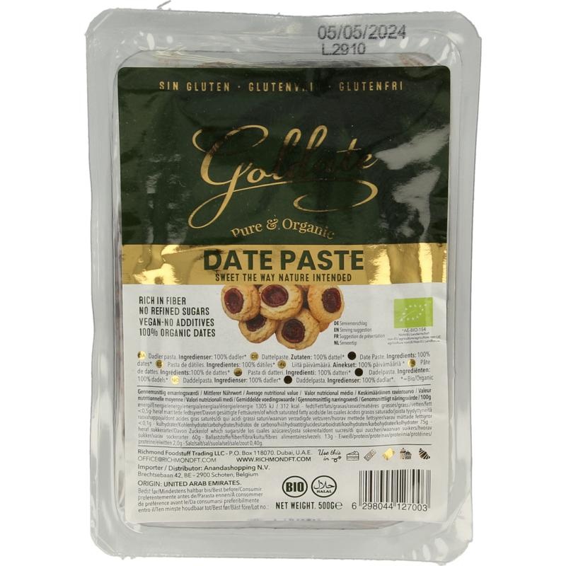 Goldate Goldate Dattelpaste bio (500 Gramm)