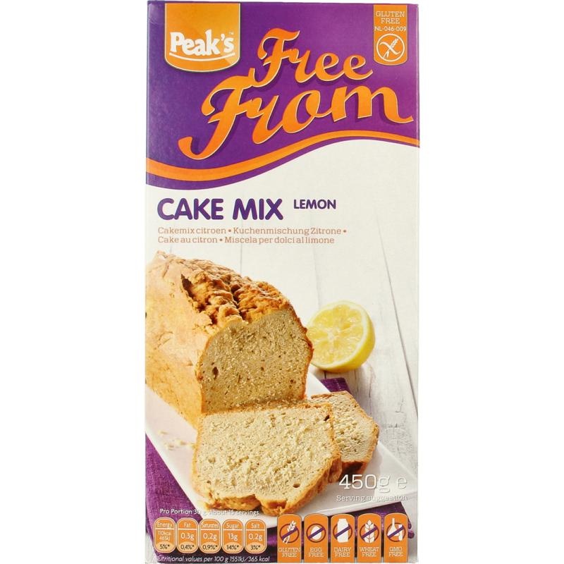 Peak's Peak's Kuchenmischung Zitrone (450 Gramm)