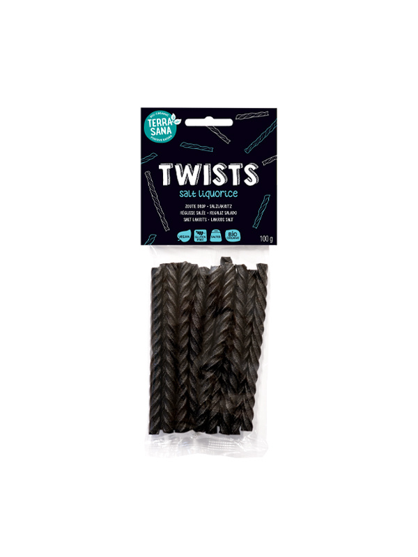 Terrasana Salzige Lakritzkabel Twist Bio (100 Gramm)