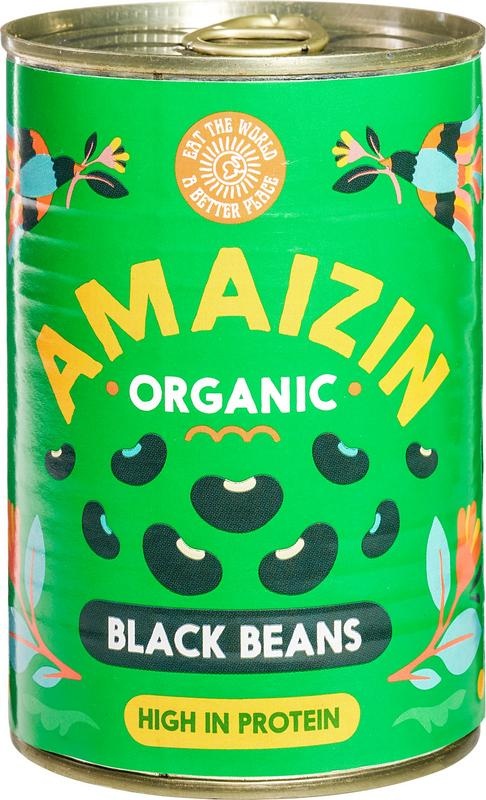 Amaizin Schwarze Bohnen Bio (400 Gramm)